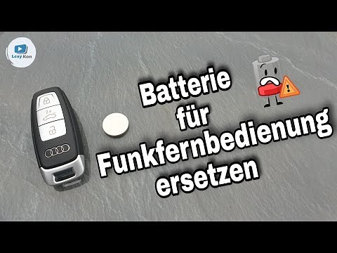 Hoe de batterij van Audi-sleutels te vervangen?
