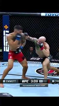 How Ilia Topuria used the Philly Shell Against Josh Emmett #ufc308 #iliatopuria
