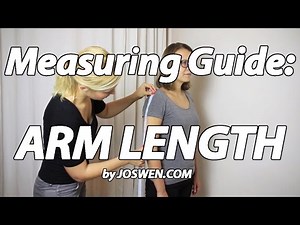 Arm Length - Dress Measuring Guide by JOSWEN.COM