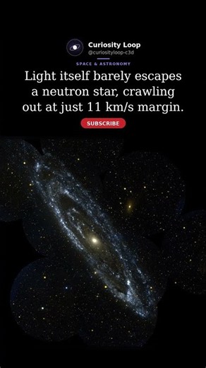 Neutron stars trap light 🌟 #space #neutronstar #universe