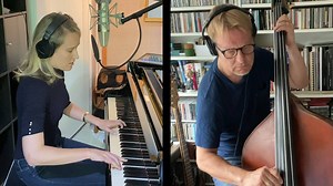 954K views · 10K reactions | I had a lot of fun recording the song 'I Hear Music' - made famous by Oscar Peterson and Ella Fitzgerald on their 1975 album "Ella & Oscar" - with top UK bassist Geoff Gascoyne earlier this week. Of course we did proper social distancing - he was 55 miles away. I hope you'll like it! | Sarah McKenzie | Facebook