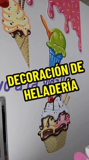 Decoración Creativa para Heladería en Colaboración