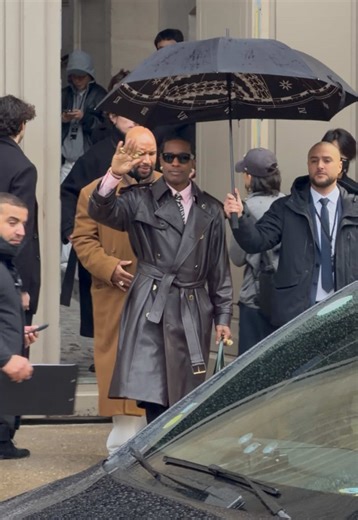 ASAP Rocky's Stylish Exit from Chanel Fashion Show