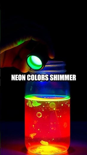 Glow Garden at Home A Fluorescent Color Experiment