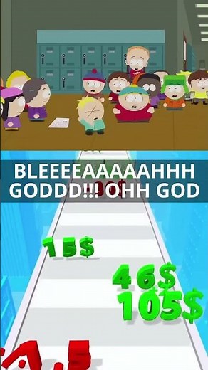 butters gets a surprise 😱😰 southpark game shorts season 13 episode 4 eat pray queef