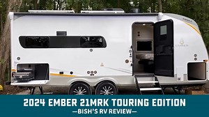 Only 27ft TOTAL with BIG Living, Kitchen, & Bath! 2024 Ember 21MRK Touring Edition Travel Trailer