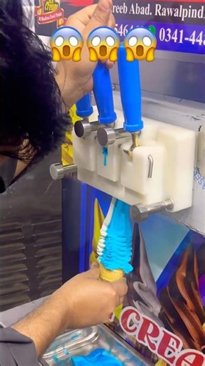 Softy ice cream 🍦 Manufactured By Al Madina cool point #softicecream #icecream #food #funnyvideo