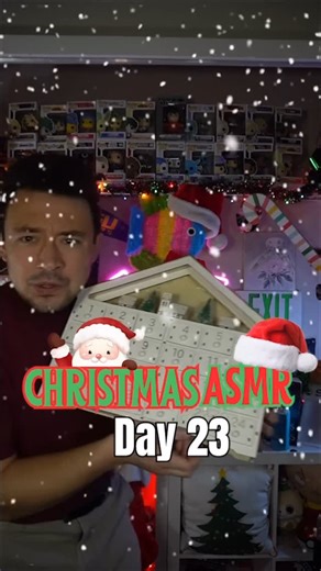 Corey ASMR on Instagram: "Christmas ASMR 🎄🎅 DAY 23!!! 🎄I am also streaming everyday from Dec 1 - Dec 25! Check Patreon, TikTok Bulletin, IG Members, TikTok and IG Stories!🎅 #asmr #fastasmr #christmasaamr #coreyasmr #mouthsounds"