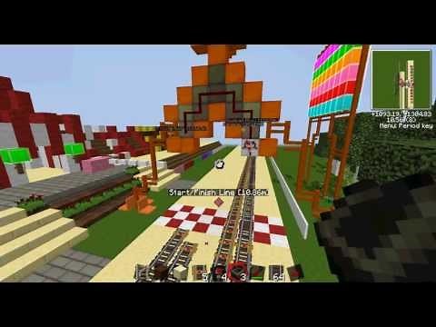 Minecraft Build - Sugar Rush Speedway