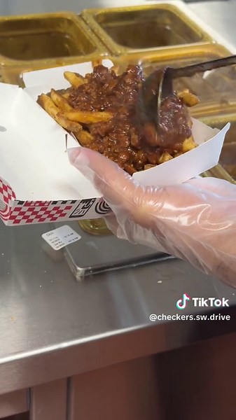 Chilli Cheese Fries at Checkers in Jonesboro, AR