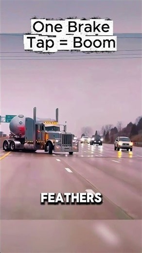 No Brakes! Propane Tanker on Pure Ice 😱