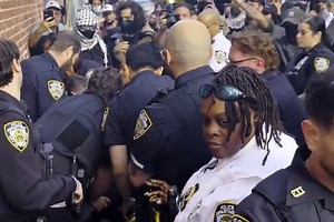 Protesters Clash With Police at Brooklyn College