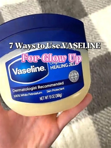 7 Ways To Use Vaseline For Glow Up 🌟! #beautyhacks #aesthetic #glowup #youtubeshorts #subscribe