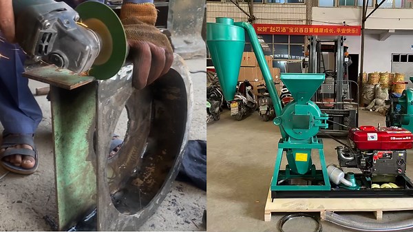 The Labor-Intensive Process of Crafting Traditional Flour Mills