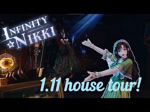 I FINALLY built my SPOOKY MANSION | INFINITY NIKKI 1.11 HOUSE TOUR (I'm so ready for 2.0!)