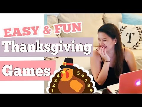 Easy and FUN THANKSGIVING Games For All Ages | BEST Thanksgiving Games To Play With Friends | ZOOM