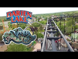 2018 Viper Roller Coaster On Ride Front Seat HD POV Darien Lake