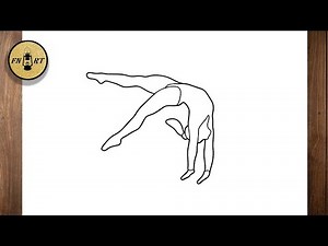 How to draw simone biles step by step easy