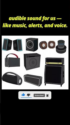 🔊 Audio Output Devices | How Computers Produce Sound! #techshorts