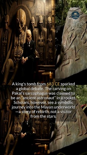 A Mayan kings tomb sparked an alien debate, but the truth lies in the culture, not the stars. #ancienthistory #archaeology #historyfacts #maya | Archaeology and Lost Civilizations