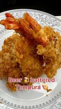 Beer🍺battered tempura prawns🍤
