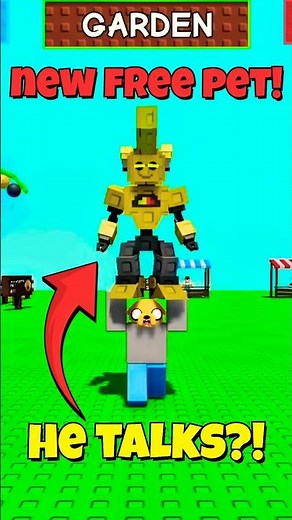 NEW FREE Junkbot TALKING Pet Is CRAZY! 🤖🌱 (Grow a Garden Update Roblox)