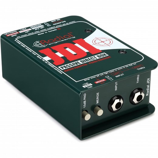 Radial JDI Jensen-equipped 1-channel Passive Instrument Direct Box