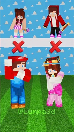 JJ Sister Puzzle Challenge 🍄😱 - MAIZEN Minecraft Animation #shorts #maizen