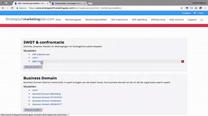 SWOT matrix maken | Hoe maak je een SWOT confrontatiematrix