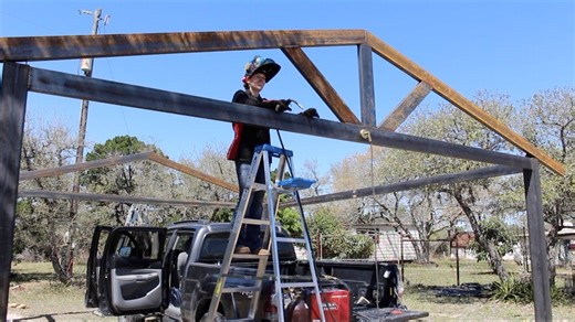 How to Build a Metal Carport #diy #crafts #woodworking | Wilker Do's