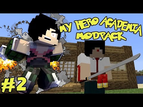 A MY HERO ACADEMIA OUTFIT! || My Hero Academia Modpack Episode 2 (Minecraft MHA Mod)