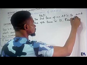 MTH101 (NOUN) - LESSON 10 - ARITHMETIC PROGRESSION