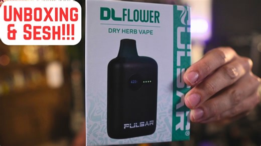 Pulsar Vaporizers DL Flower Dry Herb Vape Bar Test Rips and Unboxing!!