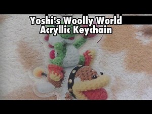 Yoshi's Woolly World Acryllic Keychain ヨッシーウールワールドキーチェーン