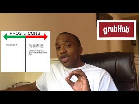 GrubHub Delivery Driver Full Time? - Pros and Cons