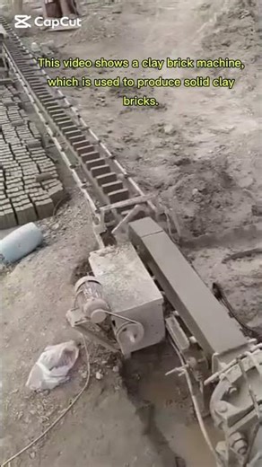 WATCH IT WORK: The Satisfying Power of a Clay Brick Making Machine.