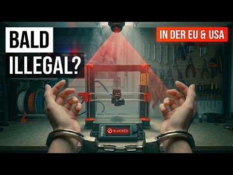 Wird mein 3D Drucker bald illegal? Was in Kalifornien und Brüssel gerade passiert