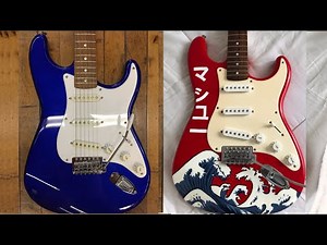 CUSTOM PAINTING A GUITAR