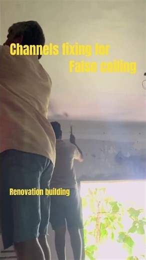 "False Ceiling" 🛠️ Channel Work | Renovation building | House construction tips🔴