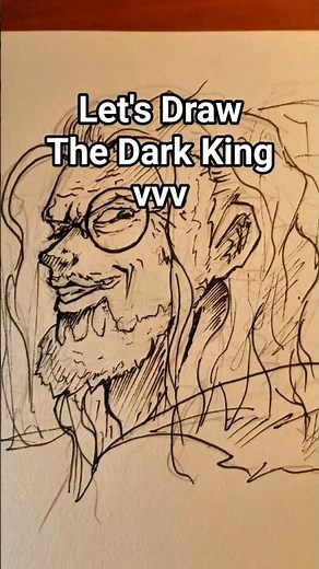 Drawing 204 || Let's Doodle The Dark King || #art #anime #doodle