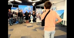 Bullied teen gets tour of video game studio