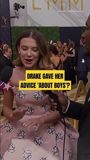 Millie Bobby Brown talks about Drake at 13 #milliebobbybrown #drake