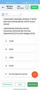 contextually meaningful sentence. If all the parts are correctl... | Filo