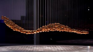 Breaking Wave: anamorphic kinetic sculpture #ArtTuesday