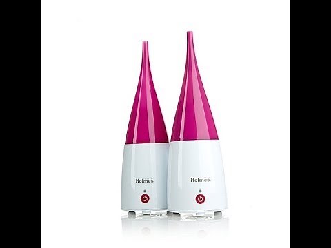 Holmes Ultrasonic Cool Mist Humidifier 2pack