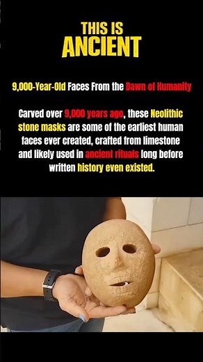9,000-Year-Old Neolithic Stone Masks Discovered