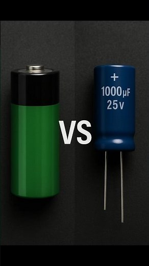 Battery vs Capacitor – Kya Farak Hai Dono Mein?Science ya Confusion? Dekho aur samjho in 60 seconds!