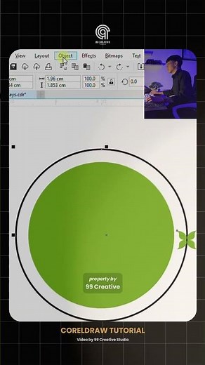 CorelDraw Tips | Use Fit Object to Path #coreldraw #begginers #graphicdesigner
