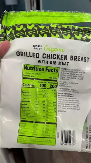 Trader Joe’s Grilled Chicken Breast Strips