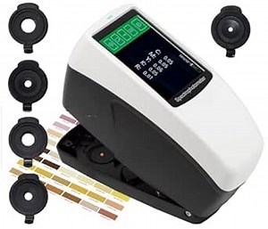 Spectrodensitometer Multi Caliber Color Densitometer Measurement Instruments with Accuracy 0.01 Five Calibers Φ11mm Φ10mm Φ6mm Φ5mm Φ3mm for Printing Packaging Interior Screen Printing Test
